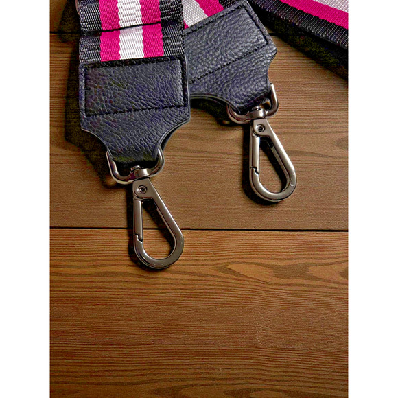 Think Royln Colorblock Tote & Pouch Set NWT Quilted Removable Strap Bags Pink - Picture 8 of 10